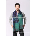 custom design available sample casual mens brushed silk scarf